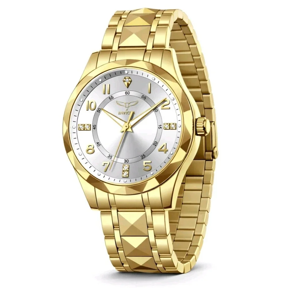 Invicta Specialty I by Invicta Men's Watch 41mm White Dial Gold 69018 Brand New